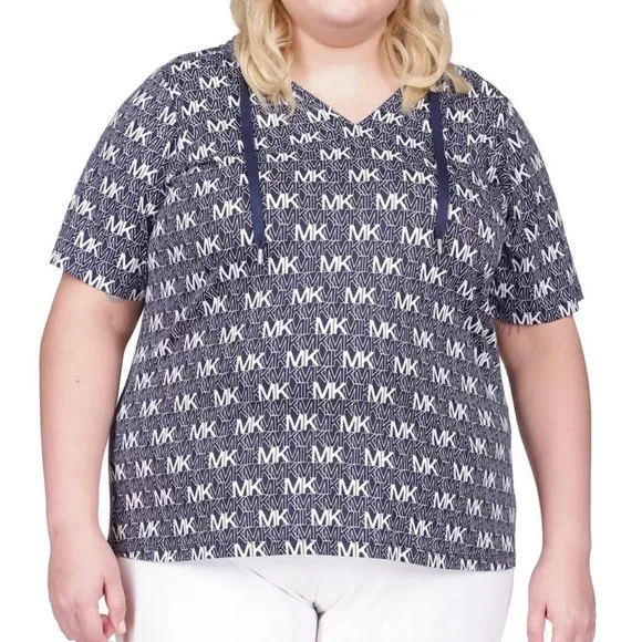 MICHAEL Michael Kors Tops Michael Kors Plus Size Logoprint